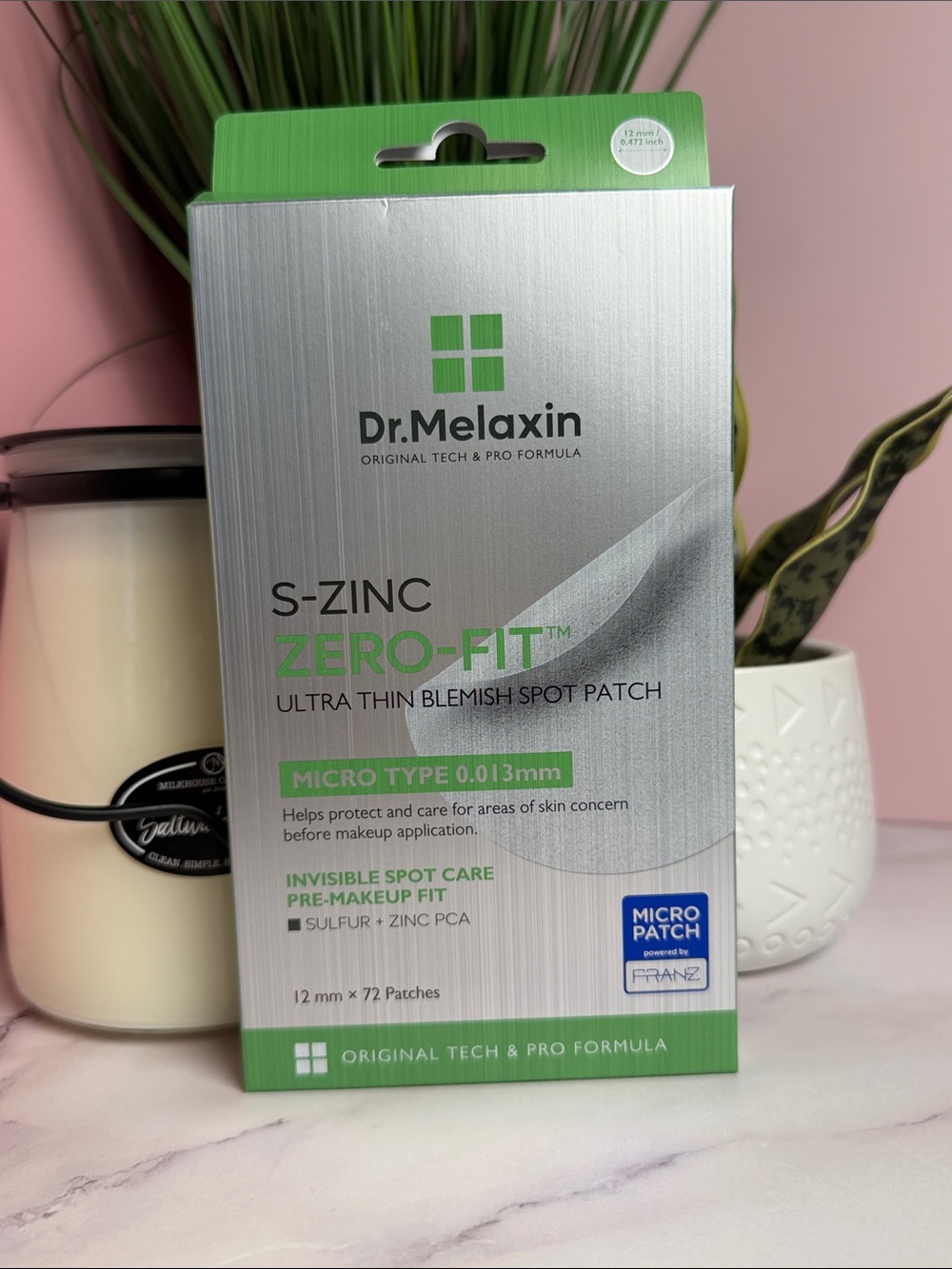 S-Zinc Zero-Fit Green Ultra-Thin Blemish Spot Patches